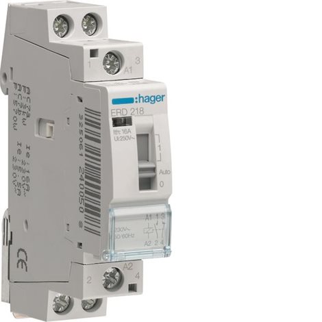 ERD218 (ER123) Instalační relé  16A, 1S+1R, 24V~50Hz 1
