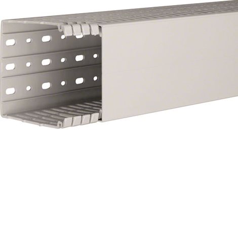 HA7100100 Propojovací kanál HA7 bezhalogenový 100x100, s víkem, sv. šedá 1