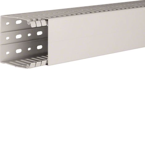 HA780080 Propojovací kanál HA7 bezhalogenový 80x80, s víkem, sv. šedá 1