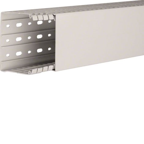 HA780100 Propojovací kanál HA7 bezhalogenový 80x100, s víkem, sv. šedá 1