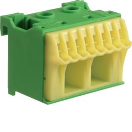 KN10E Příd.-PE-svorkovnice, 2x1,5-25 mm+8x bezšroub. sv. 1,5-4 mm