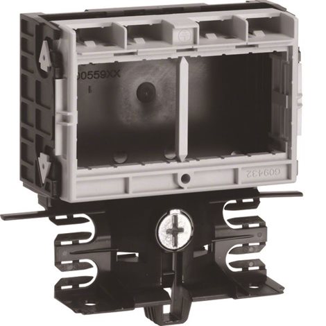 SL20055931 Přístrojová krabice pro dva přístroje 45x45 mm, na SL lištu výšky 55 mm 1