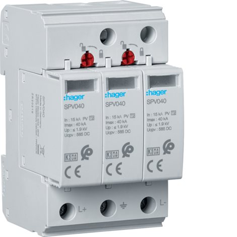 SPV340 Svodič přepětí T2, FVE 1170V DC,15kA