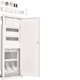 VU602NWH Rozvodnice volta hybrid zapuštěná, 24 mod., s 2 MP, plechová perf. dvířka