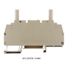 WTL 6/3/STB Zkušební odpojovací svorka, Šroubové připojení, 6 mm2, 500 V, 41 A, Kluzná mat