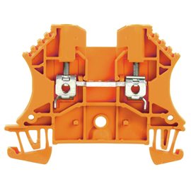 WDU 2.5 OR Průchozí svorka, Šroubové připojení, 2.5 mm2, 800 V, 24 A, Oranžová