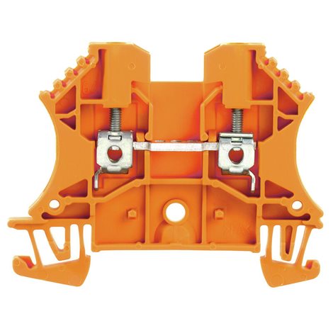 WDU 2.5 OR Průchozí svorka, Šroubové připojení, 2.5 mm2, 800 V, 24 A, Oranžová