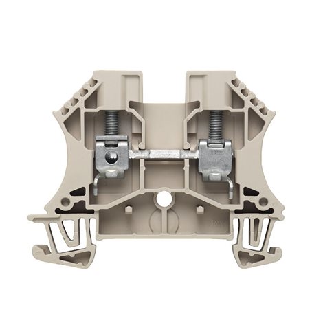 WDU 6 Průchozí svorka, Šroubové připojení, 6 mm2, 800 V, 41 A, Tmavě béžová