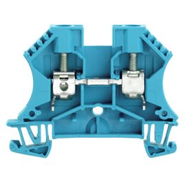 WDU 6 BL Průchozí svorka, Šroubové připojení, 6 mm2, 800 V, 41 A, Modrá
