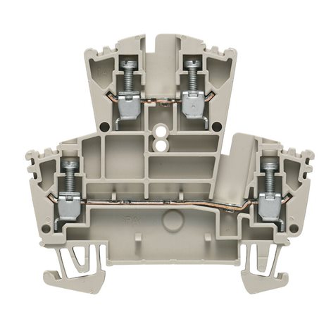 WDK 2.5 Průchozí svorka, Svorka se dvěma vrstvami, Šroubové připojení, 2.5 mm2, 400 V, 24