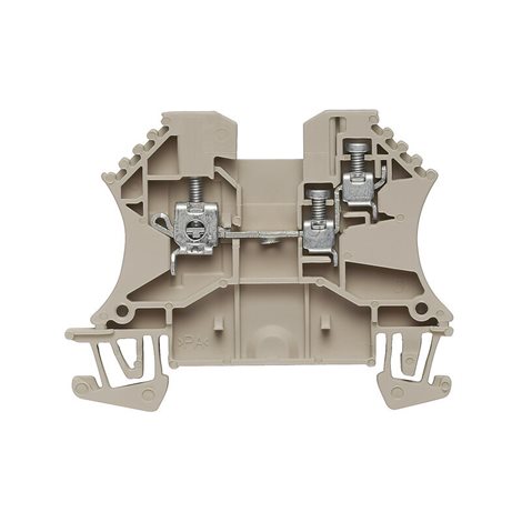 WDU 2.5/1.5/ZR Průchozí svorka, Šroubové připojení, 2.5 mm2, 800 V, 24 A, Tmavě béžová