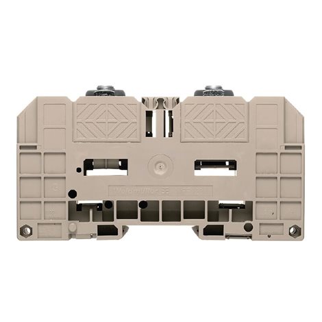 WFF 120 Šroubové svorníkové svorky, Průchozí svorka, Jmenovitý průřez: 120 mm2, Připojení