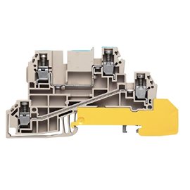 WDL 2.5/N/L/PE W řada, Blok svorek rozvaděče s WQV, Jmenovitý průřez: 2.5 mm2, Šroubové př