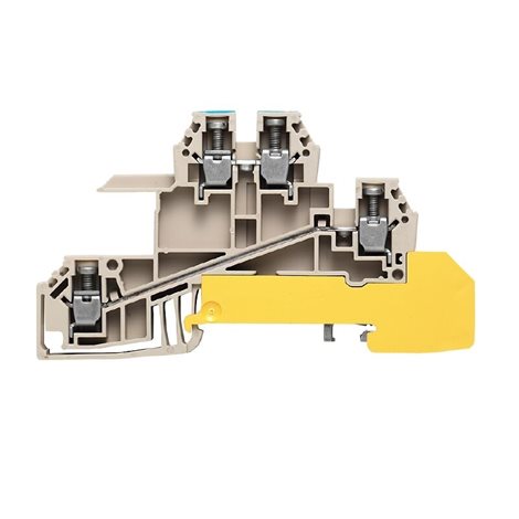 WDL 2.5/S/N/L/PE W řada, Svorkovnice rozvaděče pro N lištu, Jmenovitý průřez: 2.5 mm2, Šro