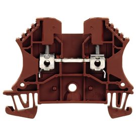 WDU 2.5 BR Průchozí svorka, Šroubové připojení, 2.5 mm2, 800 V, 24 A, Hnědá
