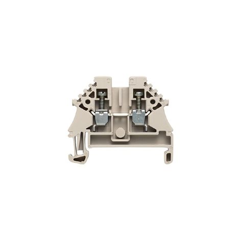 WDU 2.5N ZQV Průchozí svorka, Šroubové připojení, 2.5 mm2, 500 V, 24 A, Tmavě béžová