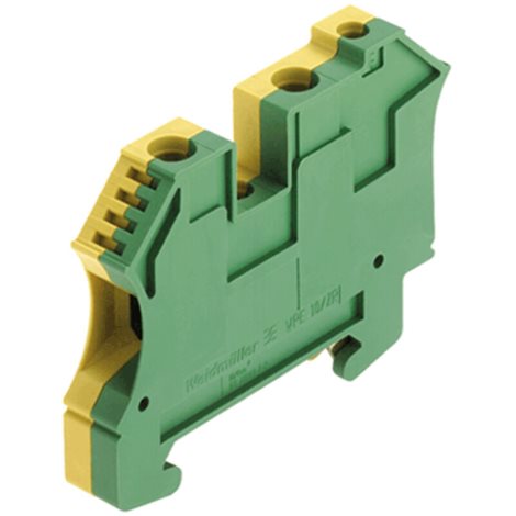 WPE 10/ZR PE svorka, Šroubové připojení, 10 mm², 1200 A (10 mm²), zelená / žlutá