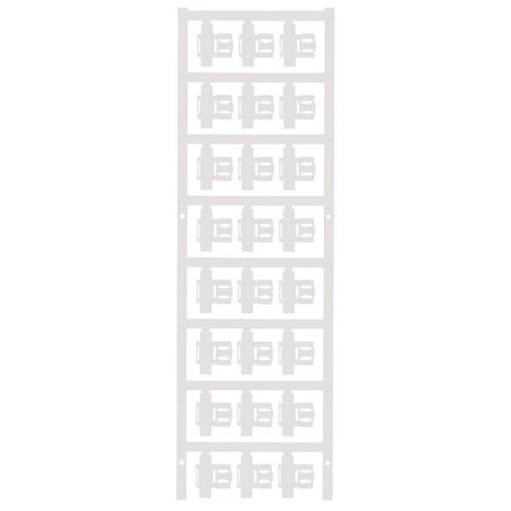 SFC 2.5/21 MC NE WS SlimFix Clip, Označení vodičů a kabelů, 4 - 6 mm, 21 x 9.3 mm, Bílá