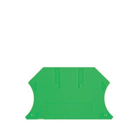WAP 2.5-10 GN Koncová destička pro svorkovnice, Zelená, Výška: 56 mm, Šířka: 1.5 mm, V-0, Wemid, Pří