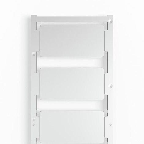 CC 30/60 K MC NE GR ClipCard, Značky na přístroje, 30 x 60 mm, Šedá