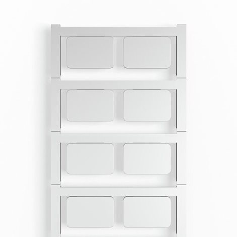 SM 27/18 K MC NE GR SwitchMark, Značky na přístroje, 18 x 27 mm, Šedá