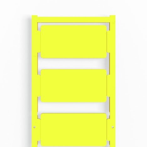 CC 30/60 K MC NE GE ClipCard, Značky na přístroje, 30 x 60 mm, Žlutá