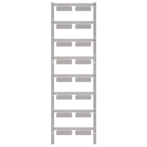 SM 27/8 MC NE GR SwitchMark, Značky na přístroje, 8 x 27 mm, Šedá