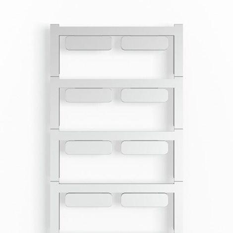 SM 27/8 K MC NE GR SwitchMark, Značky na přístroje, 8 x 27 mm, Šedá