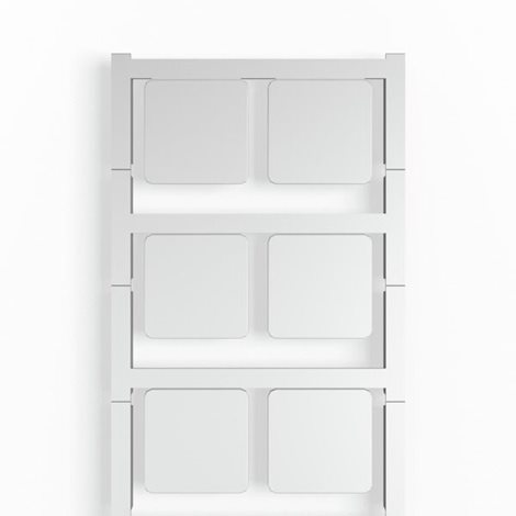 SM 27/27 K MC NE GR SwitchMark, Značky na přístroje, 27 x 27 mm, Šedá