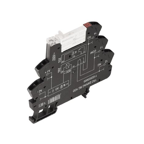 TRZ 230VAC RC 1CO TERMSERIES, Reléový modul, Počet kontaktů: 1 CO contact AgNi, Jmenovité 