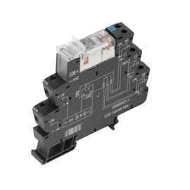 TRS 24VDC 2CO TERMSERIES, Reléový modul, Počet kontaktů: 2 CO contact AgNi, Jmenovité řídi