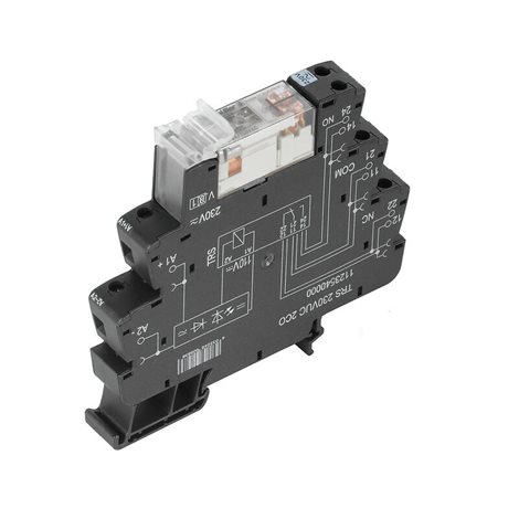 TRS 24-230VUC 2CO TERMSERIES, Reléový modul, Počet kontaktů: 2 CO contact AgNi, Jmenovité 