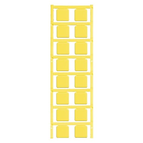 SM 22/22 K MC NE GE SwitchMark, Značky na přístroje, 22 x 22 mm, Žlutá