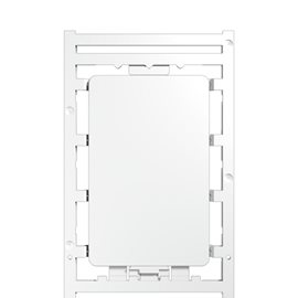 CC 85/54 K MC NE WS ClipCard, Značky na přístroje, 54 x 85 mm, Bílá