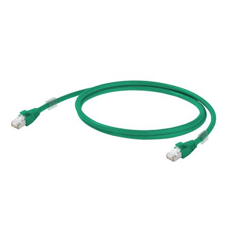 IE-C6FP8LG0250M40M40-G Propojovací kabel, RJ45 IP 20, RJ45 IP 20, Kat.6<sub>A</sub> / Tříd