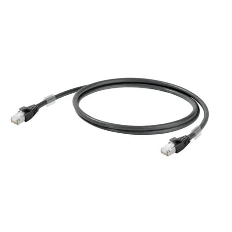 IE-C6FP8LE0100M40M40-E Propojovací kabel, RJ45 IP 20, RJ45 IP 20, Kat.6<sub>A</sub> / Tříd