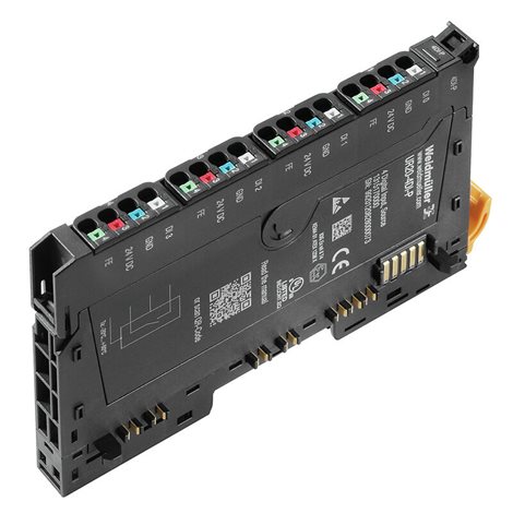 UR20-4DI-P Modul vzdálených I/O, IP20, Digitální signály, Vstup, 4kanálové