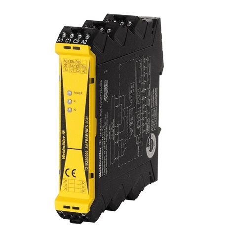 SCS 24VDC P2SIL3ES SAFESERIES, Bezpečnostní relé,24 V DC ±15 %, 24 V DC +15 % / -10 % při 