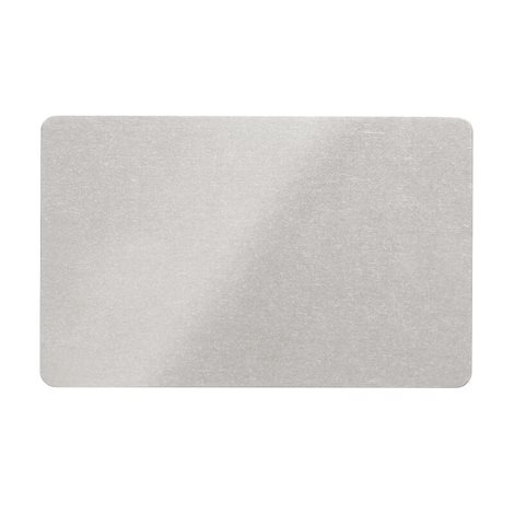 CC-M 85/54 AL MetalliCard, Značky na přístroje, 54 x 85 mm, Stříbrná