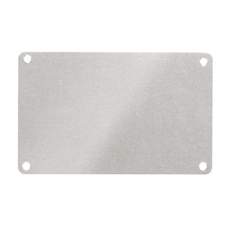 CC-M 85/54 4X3 AL MetalliCard, Značky na přístroje, 54 x 85 mm, Stříbrná