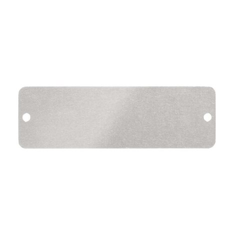 CC-M 85/27 2X3 AL MetalliCard, Značky na přístroje, 27 x 85 mm, Stříbrná