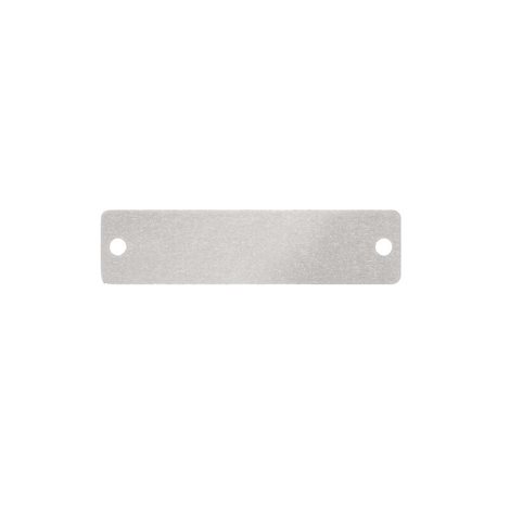 CC-M 15/60 2X3 AL MetalliCard, Značky na přístroje, 15 x 60 mm, Stříbrná