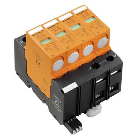 VPU I 4 R 280V/12,5KA Přepěťová ochrana, Nízké napětí, s dálkovým kontaktem, TN-C-S, TN-S