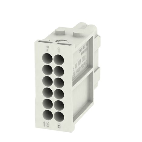 HDC MHD 12 FC Signálový modul, 250 V, 10 A, Počet pólů: 12