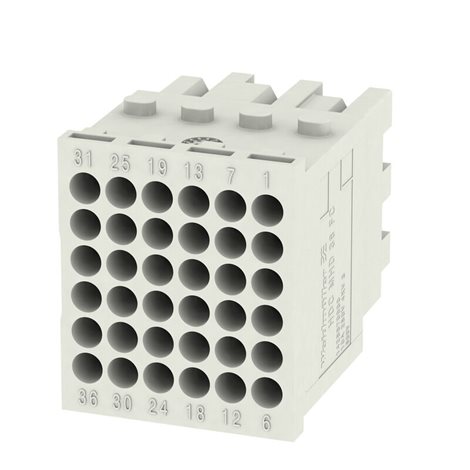 HDC MHD 36 FC Signálový modul, 250 V, 10 A, počet pólů: 36
