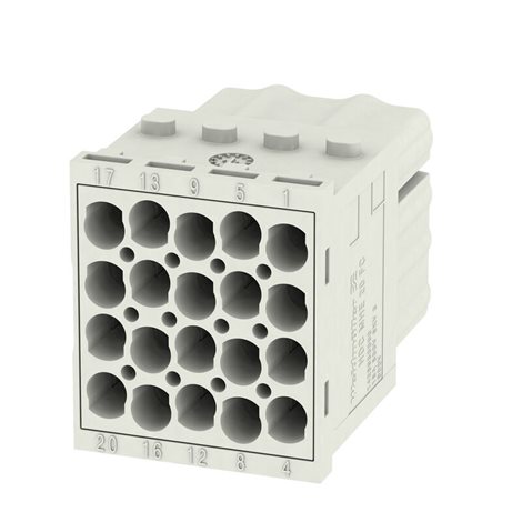 HDC MHE 20 FC Signálový modul, 500 V, 16 A, počet pólů: 20