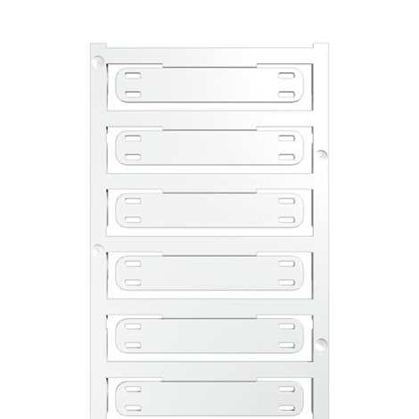 SFX 11/60 MC NE WS V0 SlimFix X, Označení vodičů a kabelů, 7 - 40 mm, 60 x 11 mm, Bílá