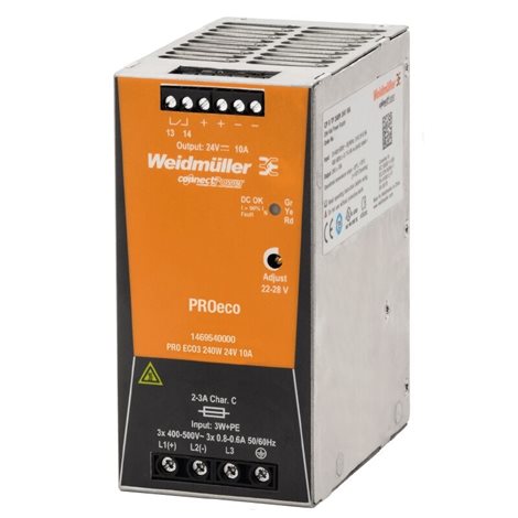 PRO ECO3 240W 24V 10A Napájecí zdroj, 3f. napájení