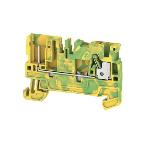 APGTB 2.5 PE 2C/1 PE svorka, PUSH IN, 2.5 mm2, 800 V, zelená / žlutá