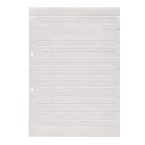 ESO 7 DIN A4 WS Označení svorek, Vkládací značky, 27 x 6.3 mm, Bílá